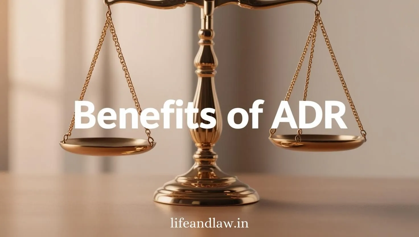 Save Time, Money, and Relationships: The Benefits and Need for the ADR System