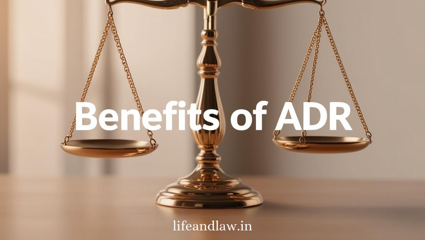 Save Time, Money, and Relationships: The Benefits and Need for the ADR System – वेळ, पैसा आणि नातेसंबंध वाचवा: पर्यायी वाद निवारण प्रणालीचे फायदे आणि गरज